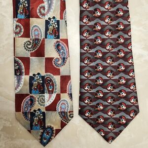 Mickey Unlimited Men's Novelty Necktie Tie Pilot Mickey Mouse & Friends